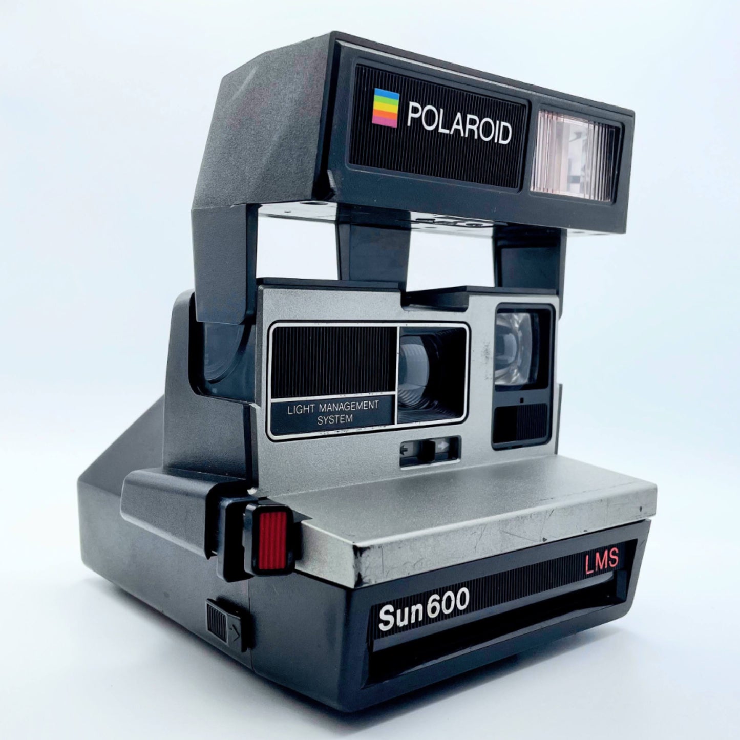 Polaroid 600 - Sun600 Silver and Black LMS Instant Film Camera